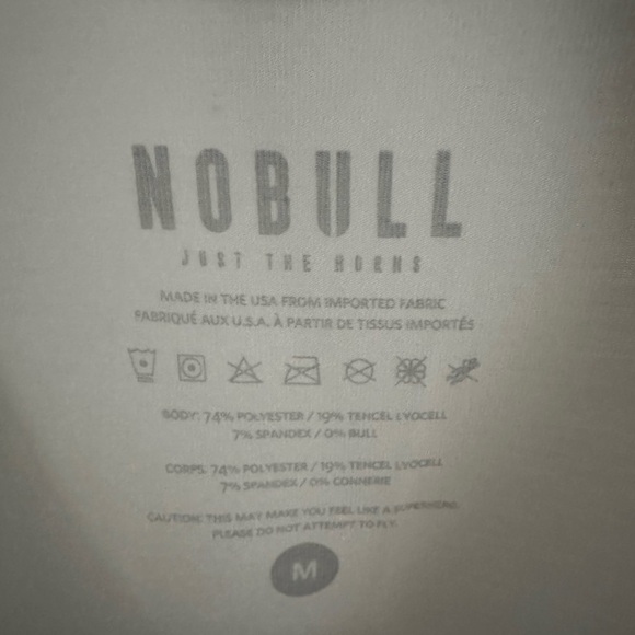 NOBULL All Pride limited edition art White T-Shirt with Colorful Splatter - Picture 3 of 4